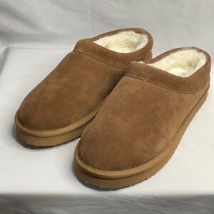 J. Crew Cream and Brown Loafers Slip-Ons with Soft Suede Material